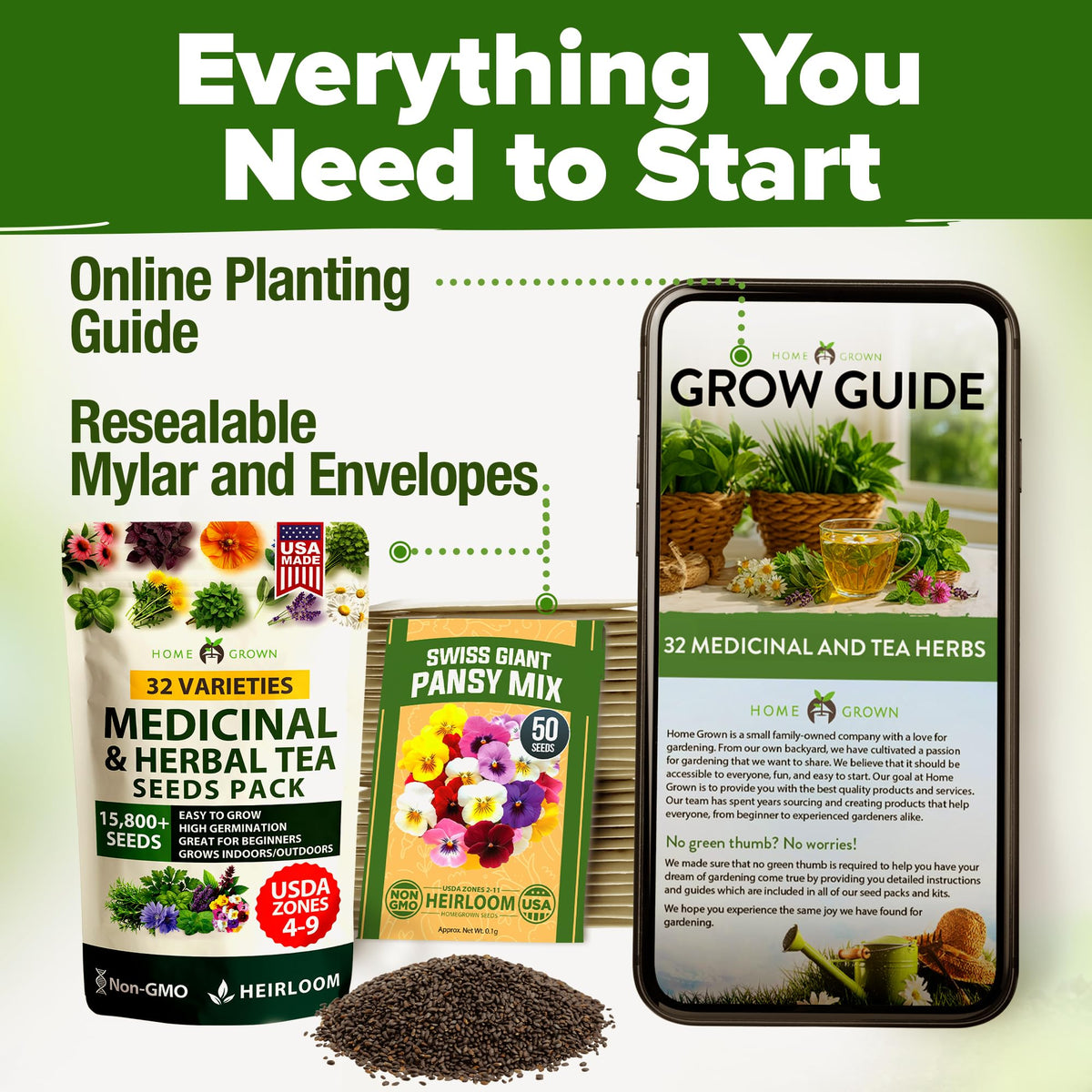 HOME GROWN pollinator-friendly herbs attract bees and butterflies in your garden.