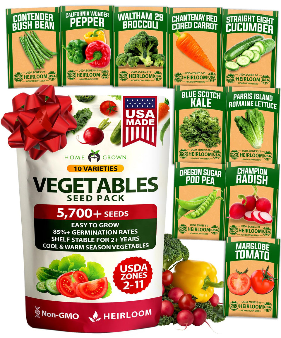 HOME GROWN seed vault cover showcases organized, long-term storage for heirloom seeds.