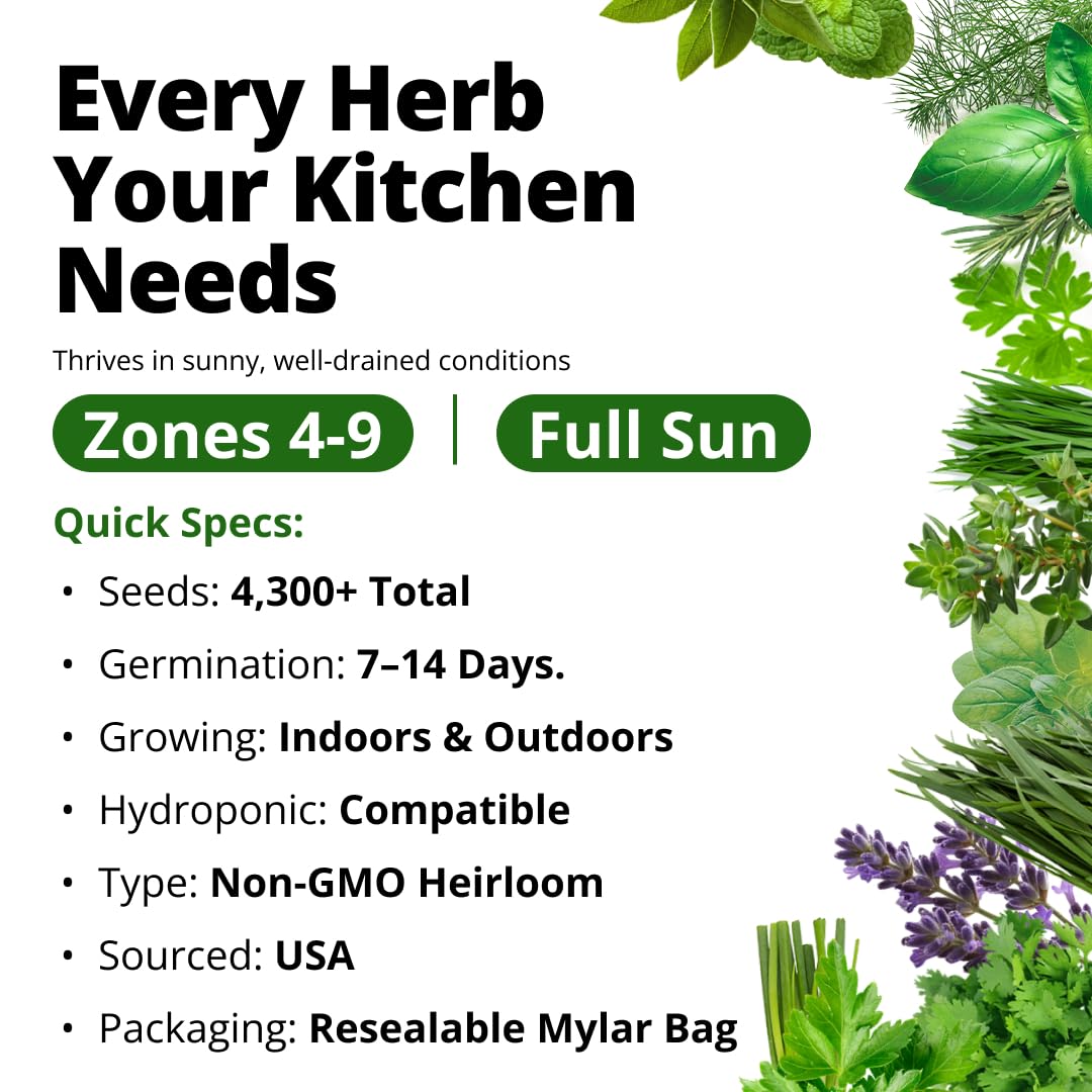 HOME GROWN USA-sourced heirloom seeds label on pack.