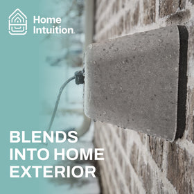 User placing the cover quickly over an outdoor faucet.