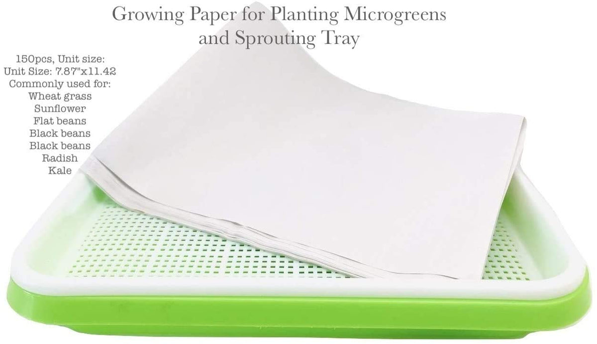 Packaging-ready Home Microgreen germinating paper for convenient indoor gardening