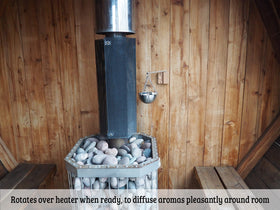 Home Sauna Experience screw covers protect wood while keeping a clean, elegant sauna look