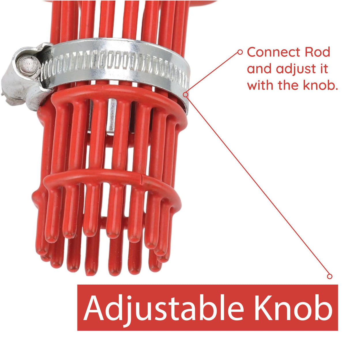 Durable vinyl-coated basket protects delicate fruit from bruising.