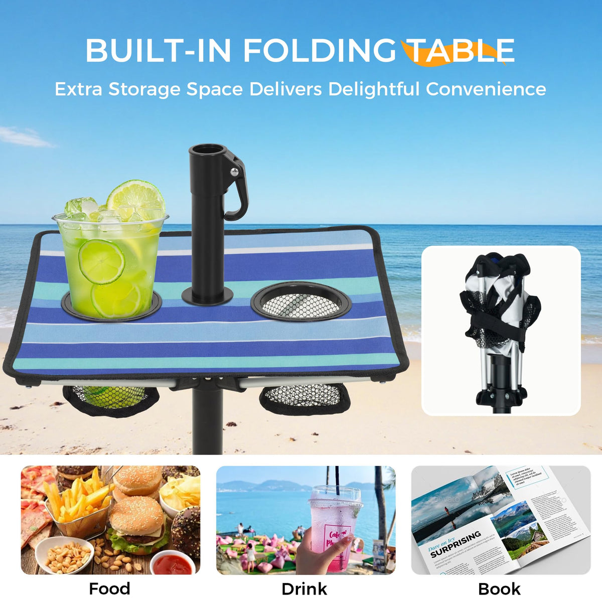 HOMEDEMO adjustable aluminum pole angles for easy sun positioning