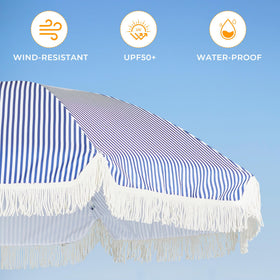 HOMEDEMO UPF50+ fabric blocks UV while you lounge outdoors.