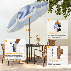 HOMEDEMO integrated hanging hook keeps towels within reach.