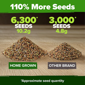 HOME GROWN instruction booklet with growing tips for beginners