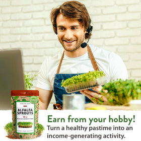 HOME GROWN simple sprouting steps for busy households