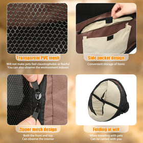 Homelfin breathable PVC mesh sides support airflow and visibility