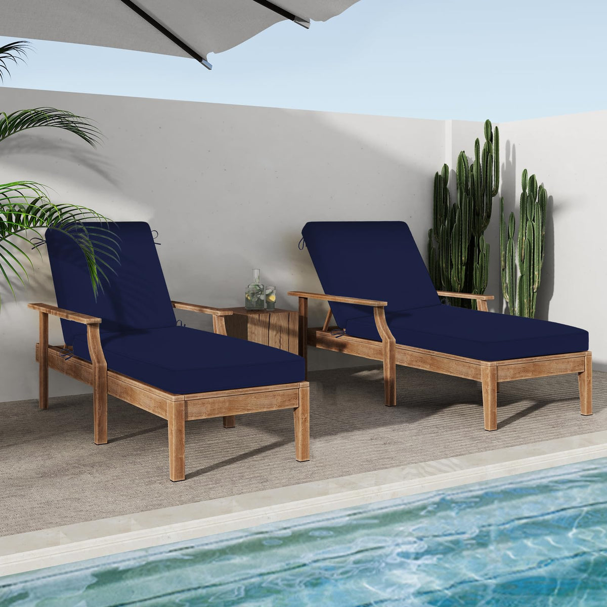 Homelysian removable, machine-washable cover simplifies outdoor cushion care.