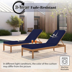 Homelysian outdoor cushions stay in place with four ties and two handles.