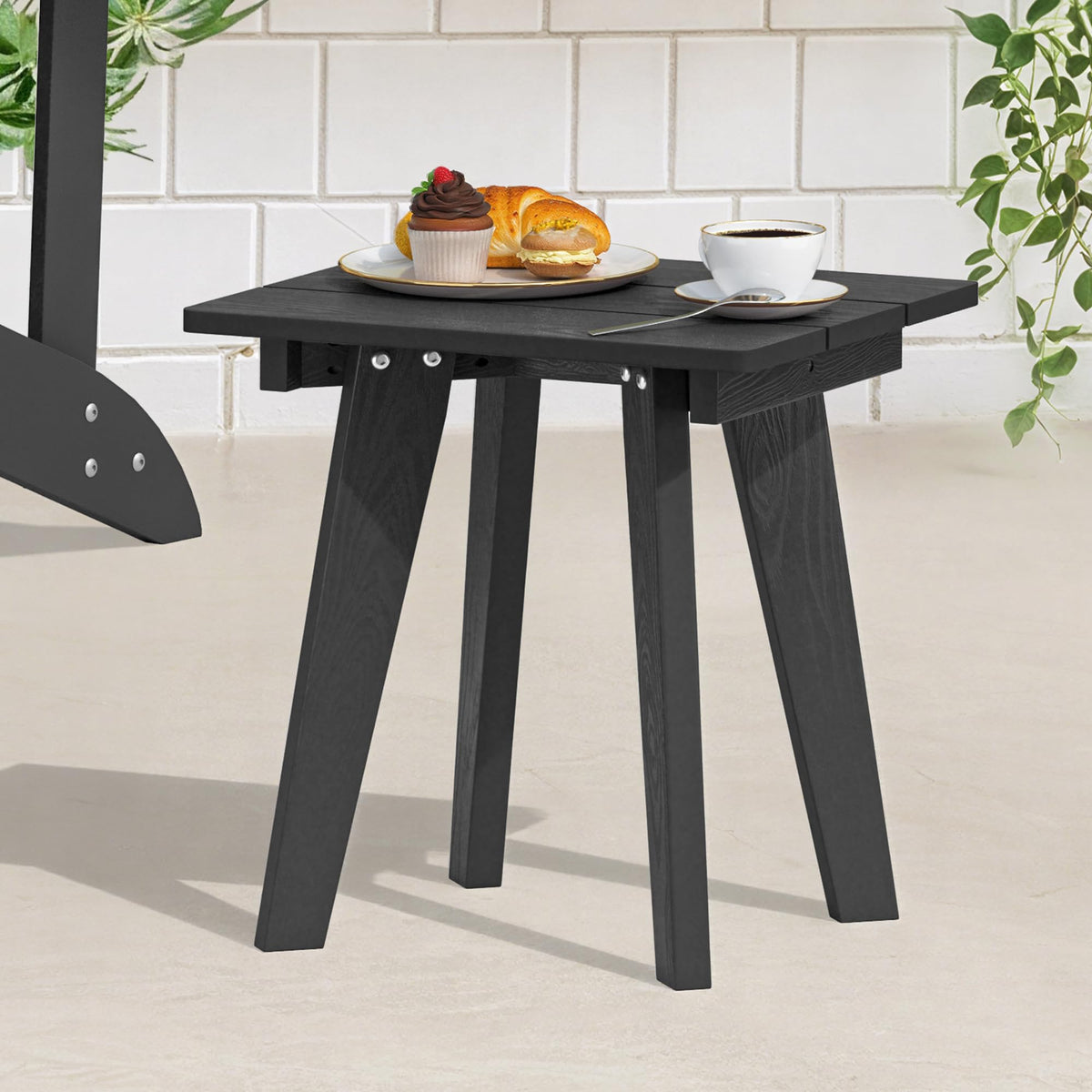 Homenjoy side table supports up to 200 lbs, perfect for drinks and snacks.
