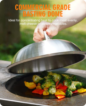 HOMENOTE basting-dome 304 stainless steel preserves juices while simmering