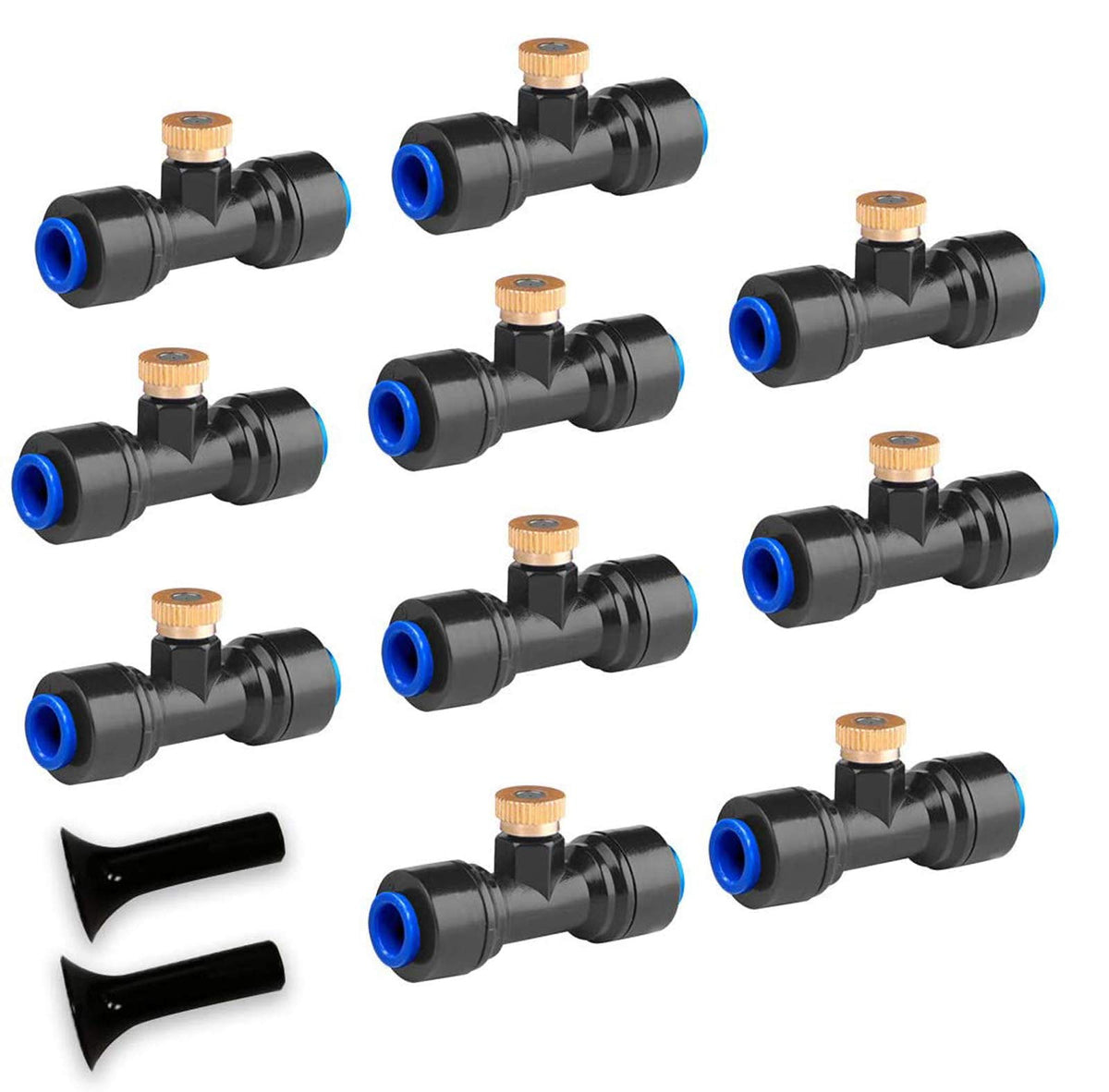 HOMENOTE brass-misting-nozzle: fine mist for outdoor cooling