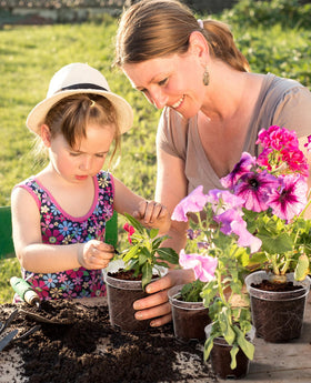 homenote clear nursery pot 5-inch ideal for seedlings
