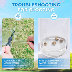 HOMENOTE greenhouse-misting-nozzle supports consistent plant cooling