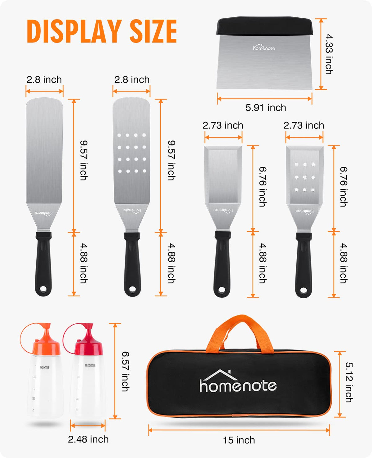 HOMENOTE storage bag keeps tools organized for camping and backyard grilling.