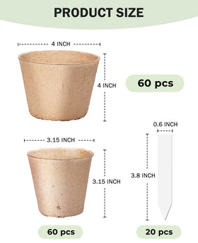 HOMENOTE moisture-drainage balance for optimal seedling care