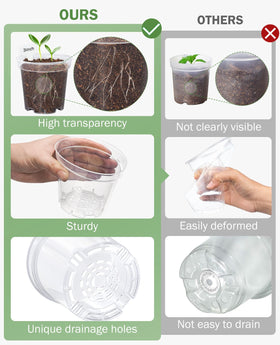 homenote four-size pot set supports versatile gardening tasks