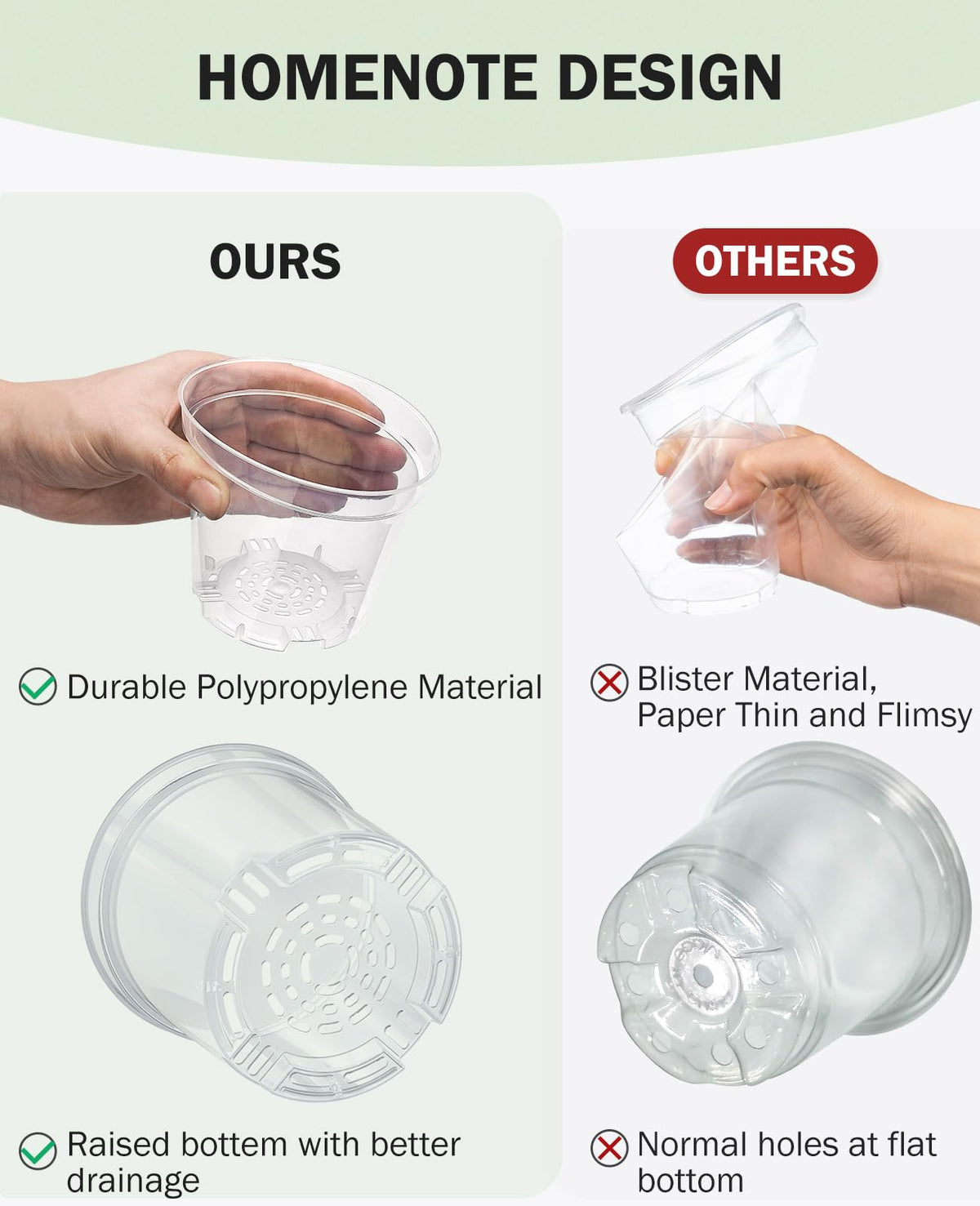 Homenote 30 pots plus 20 labels for organization