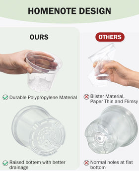 Homenote 30 pots plus 20 labels for organization
