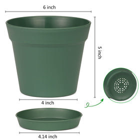Homenote pots for herbs and succulents in 6-inch size