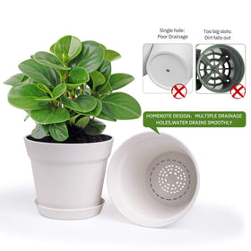 Homenote pots ideal for small to medium plants indoors or outdoors.