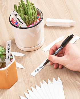Homenote vegetable-seedling labels help track crops through the season