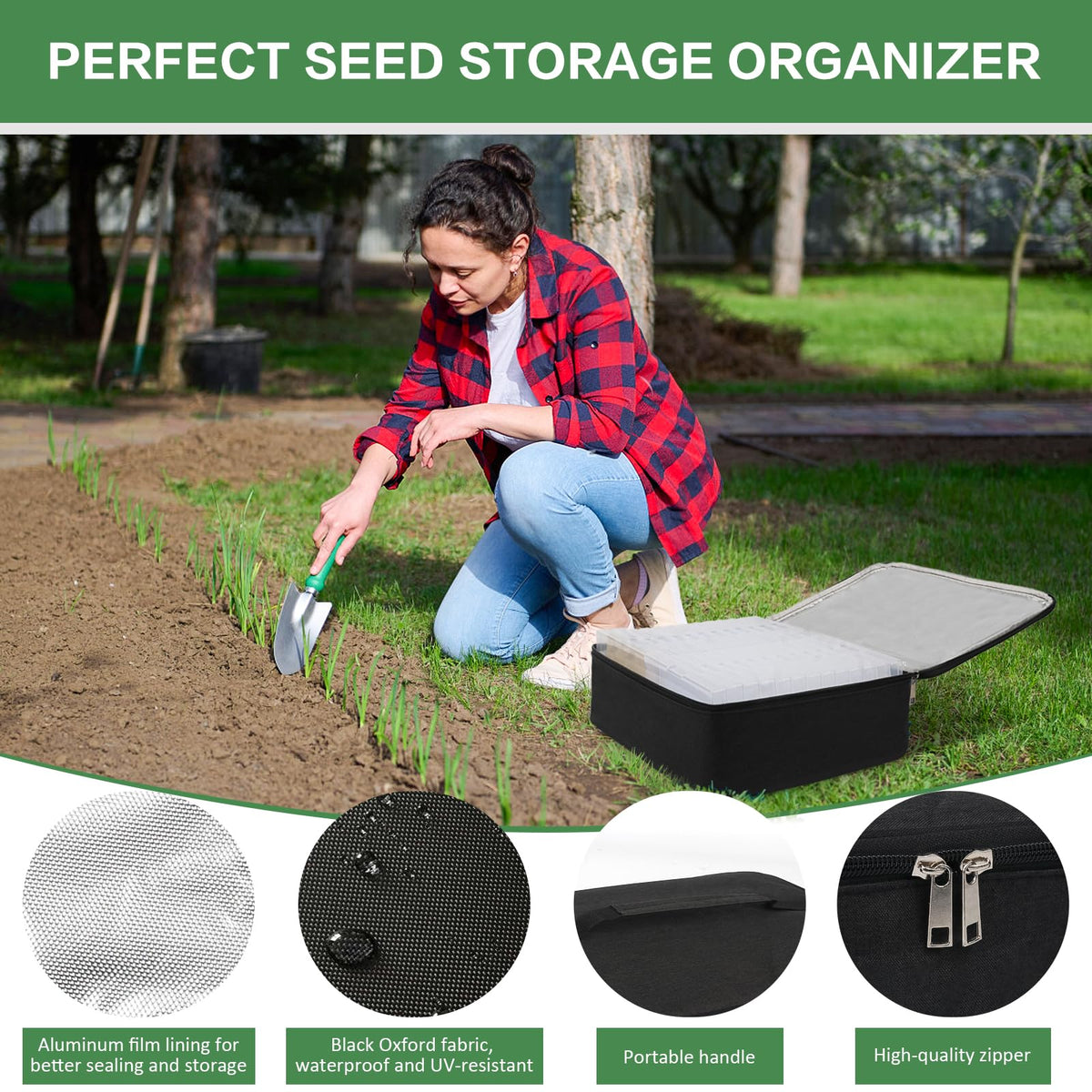 HomePekite 26-seed containers inside view demonstrates generous storage