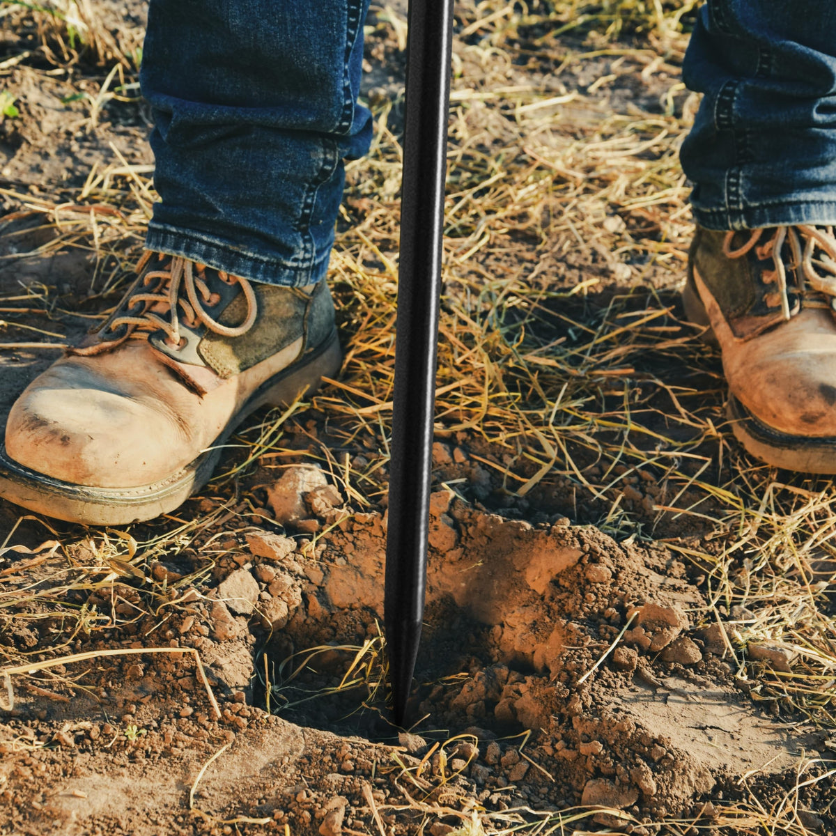 HOMESTEAD ground exploration tool in action for landscaping and excavation tasks