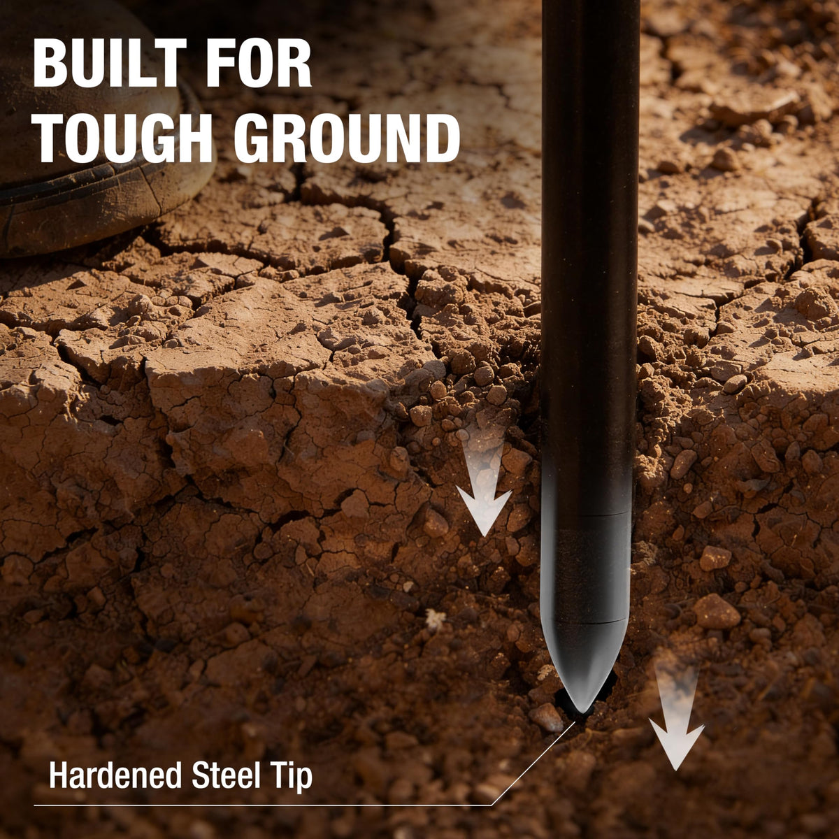 HOMESTEAD lightweight soil probe rod easy handling and quick checks