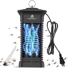 Homesuit Bug Zapper outdoor use demonstrates wide-area mosquito control for patios