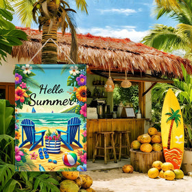 HOMETITUTE Quick-care flag is machine-washable and easy to fold for storage.