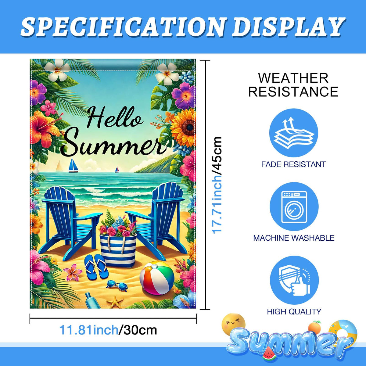 HOMETITUTE Top sleeve design allows easy hanging on garden poles.