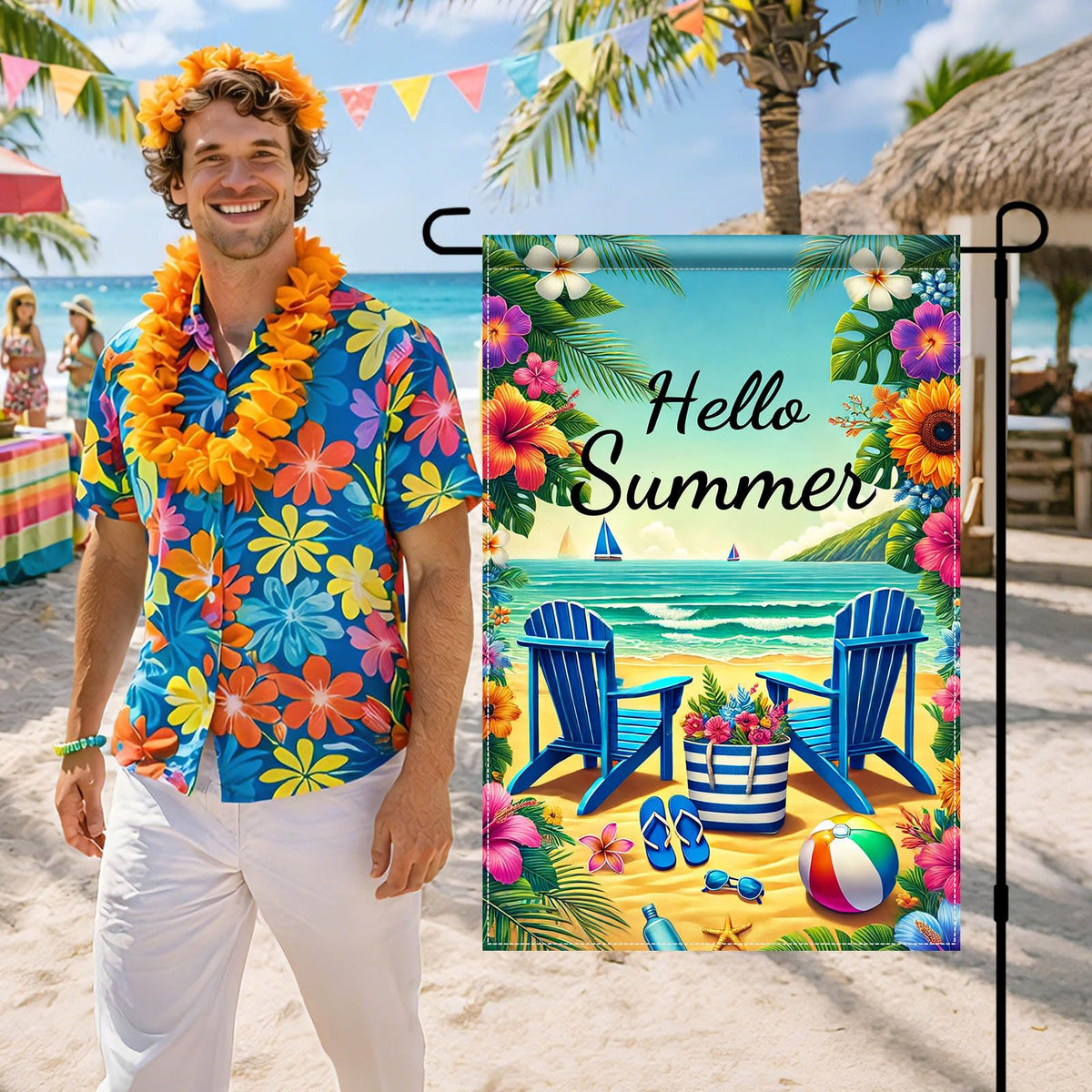 HOMETITUTE Versatile yard decoration for outdoor gatherings and festive occasions.