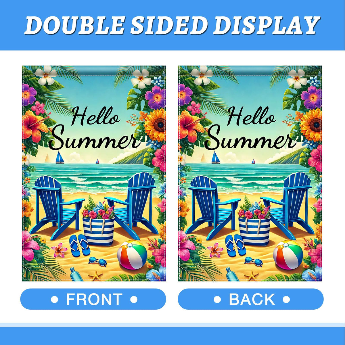 HOMETITUTE Vivid color printing preserves bold visuals in daylight.