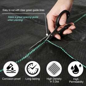 Homewarm barrier secured with staples for quick setup