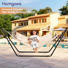 Homgava heavy-duty stand supports 660 lbs for durable outdoor use.