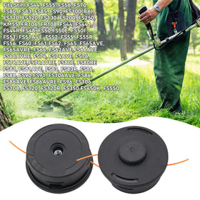 Two-pack Homhelar 25-2 trimmer head ready for immediate installation.