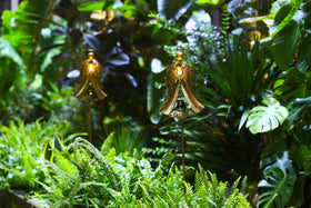 Enhances backyard display with tranquil remembrance lighting from Homight.