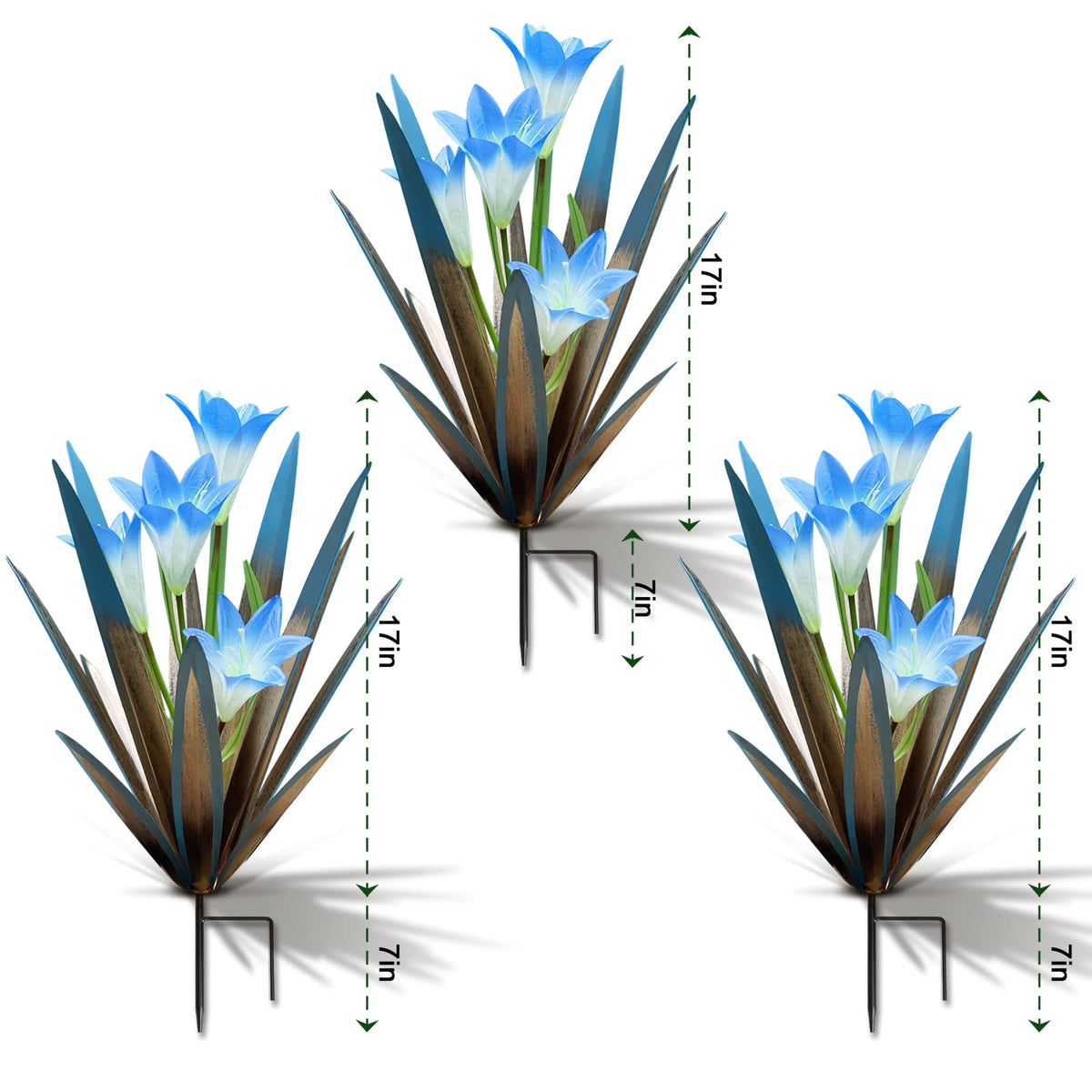 Homight blue lilies agave art doubles as an indoor accent