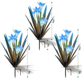 Homight blue lilies agave art doubles as an indoor accent