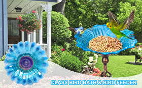 Homight four-claw ground plug keeps the bird bath firmly in place.