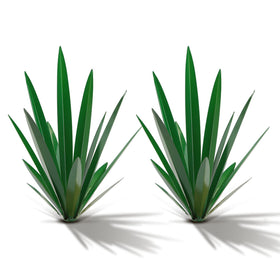 Homight metal tequila agave plant with rustic leaves for garden decor