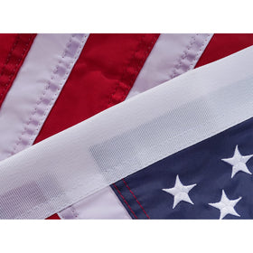 Homissor flagpole-mounted 12x18 banner on a home pole