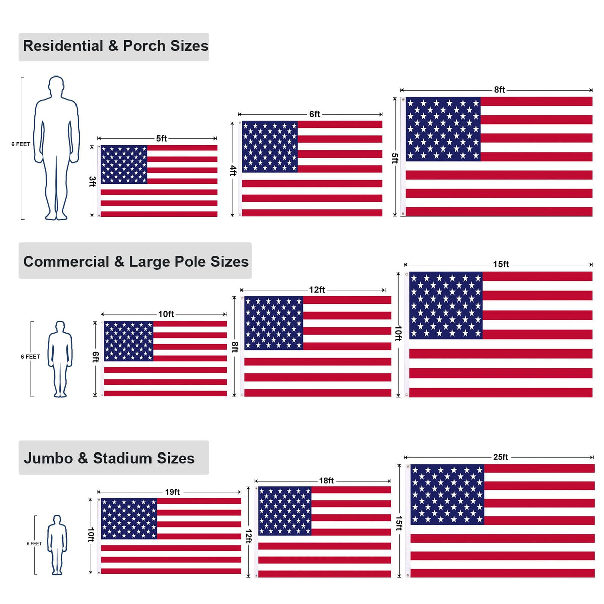 Homissor outdoor flag for fast install on vehicles and posts