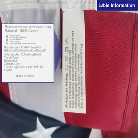 Homissor indoor-outdoor versatile flag for home or yard.