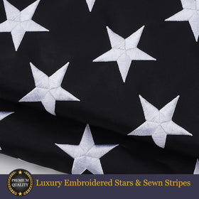 Homissor flag with two brass grommets for easy mounting