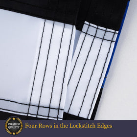 Homissor flag features precise double stitching for lasting durability