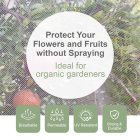 Reusable Homoda garden netting offers eco-friendly protection and storage simplicity.